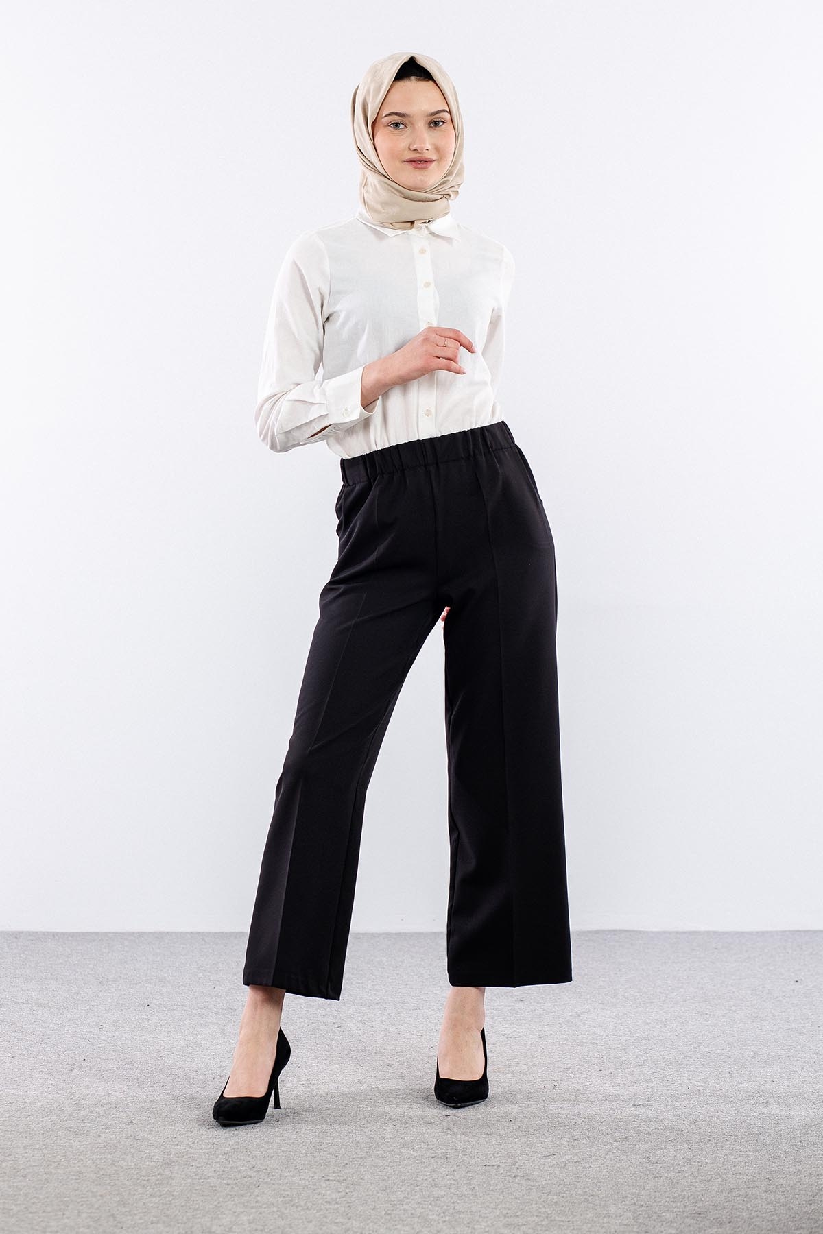 002 Pantolon 42-50 - Siyah - 2
