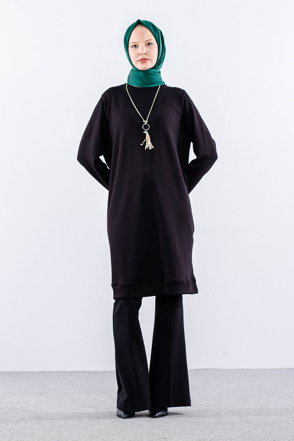 10910-010 Tunik 40-42-44-46 - Siyah - 2