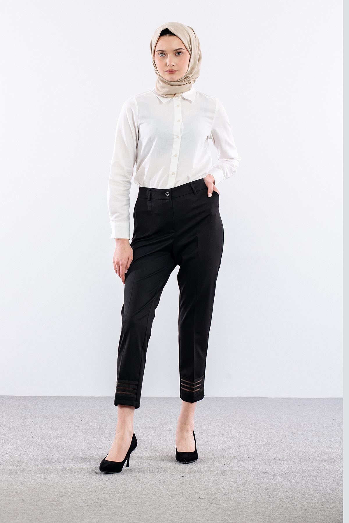 1179 Pantolon 44-50 - Siyah - 1