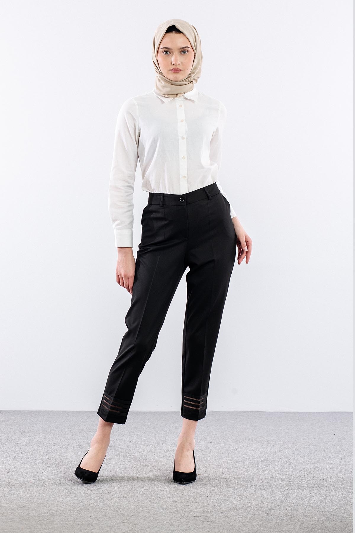 1179 Pantolon 44-50 - Siyah - 3