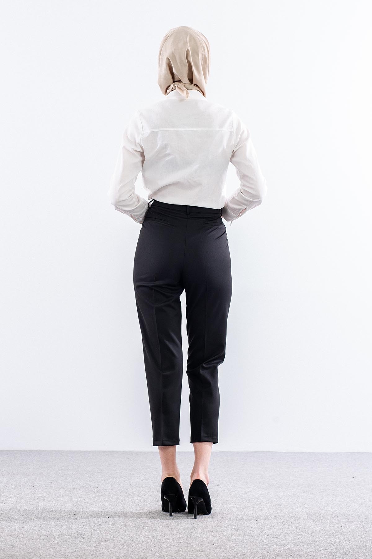 1179 Pantolon 44-50 - Siyah - 4