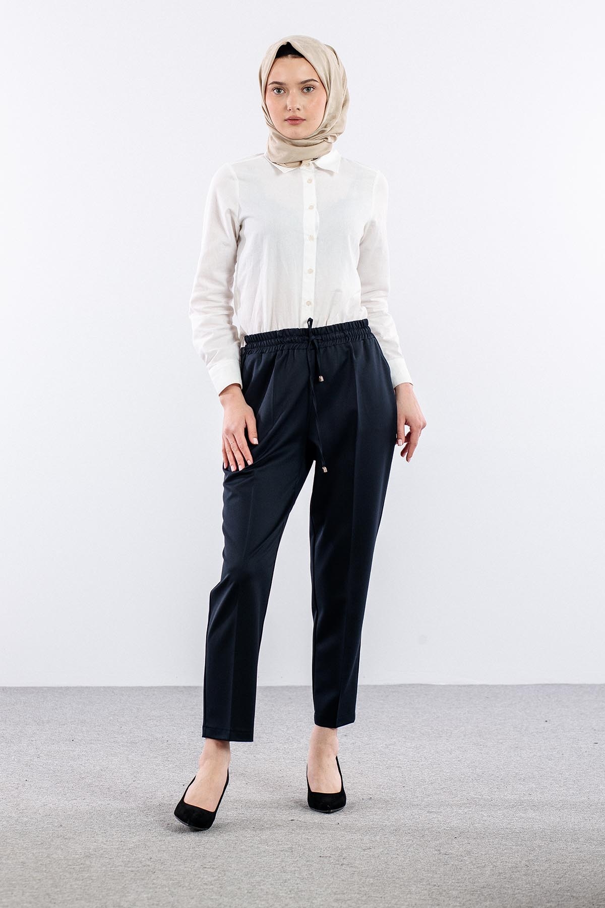 1180 Pantolon 44-54 - Lacivert - 2
