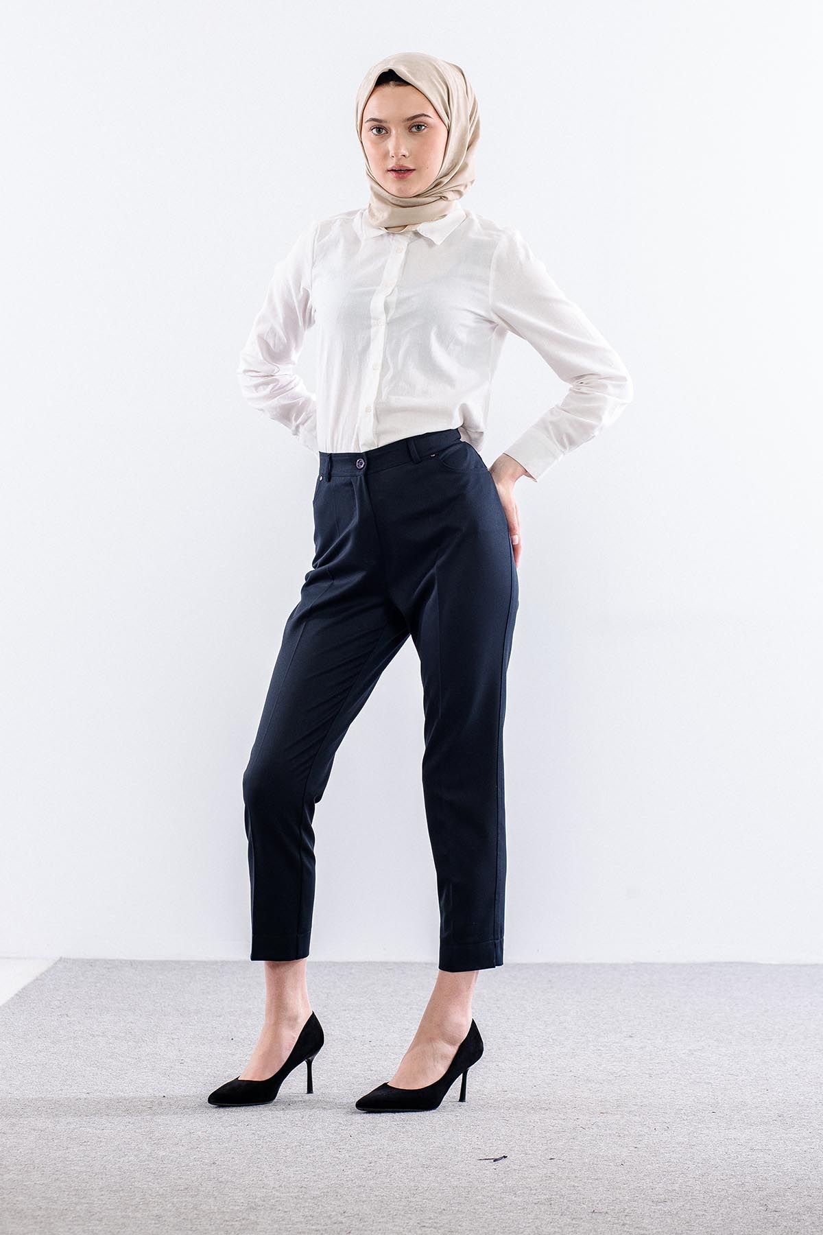 1184 Pantolon 44-50 - Lacivert - 3