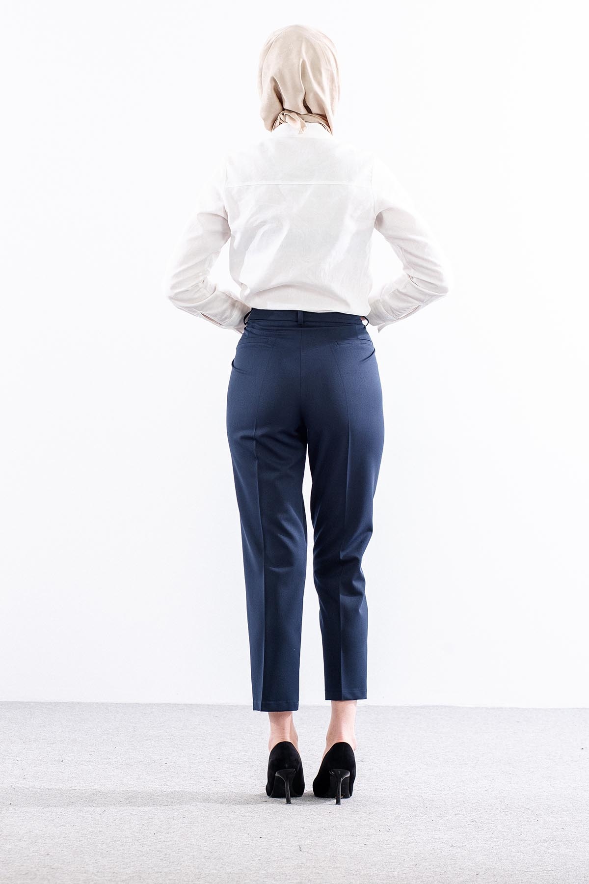 1185 Pantolon 44-50 - Lacivert - 4