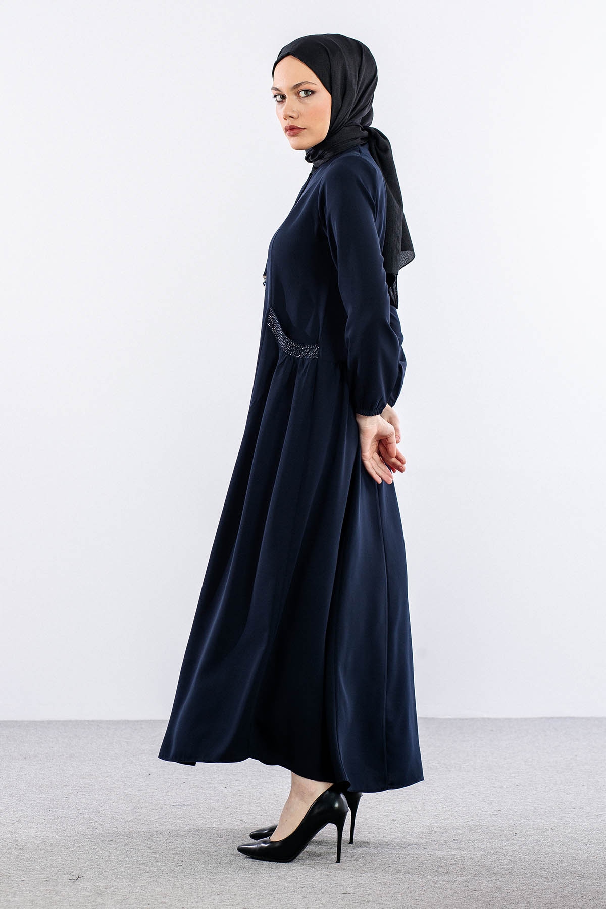 1503 Ruya Panama Ferace 42-52 - Lacivert - 3