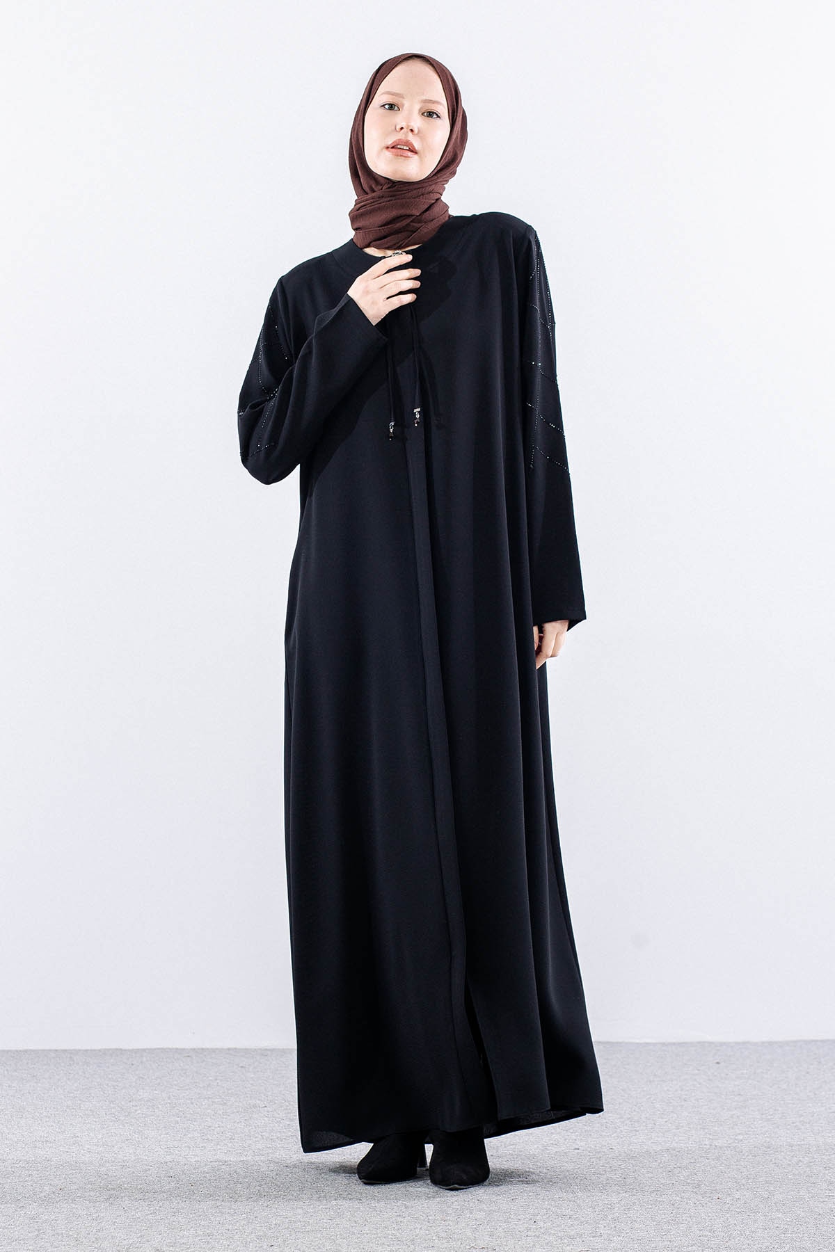 1617 Salfi̇naz Ferace - Petek - Siyah - 3