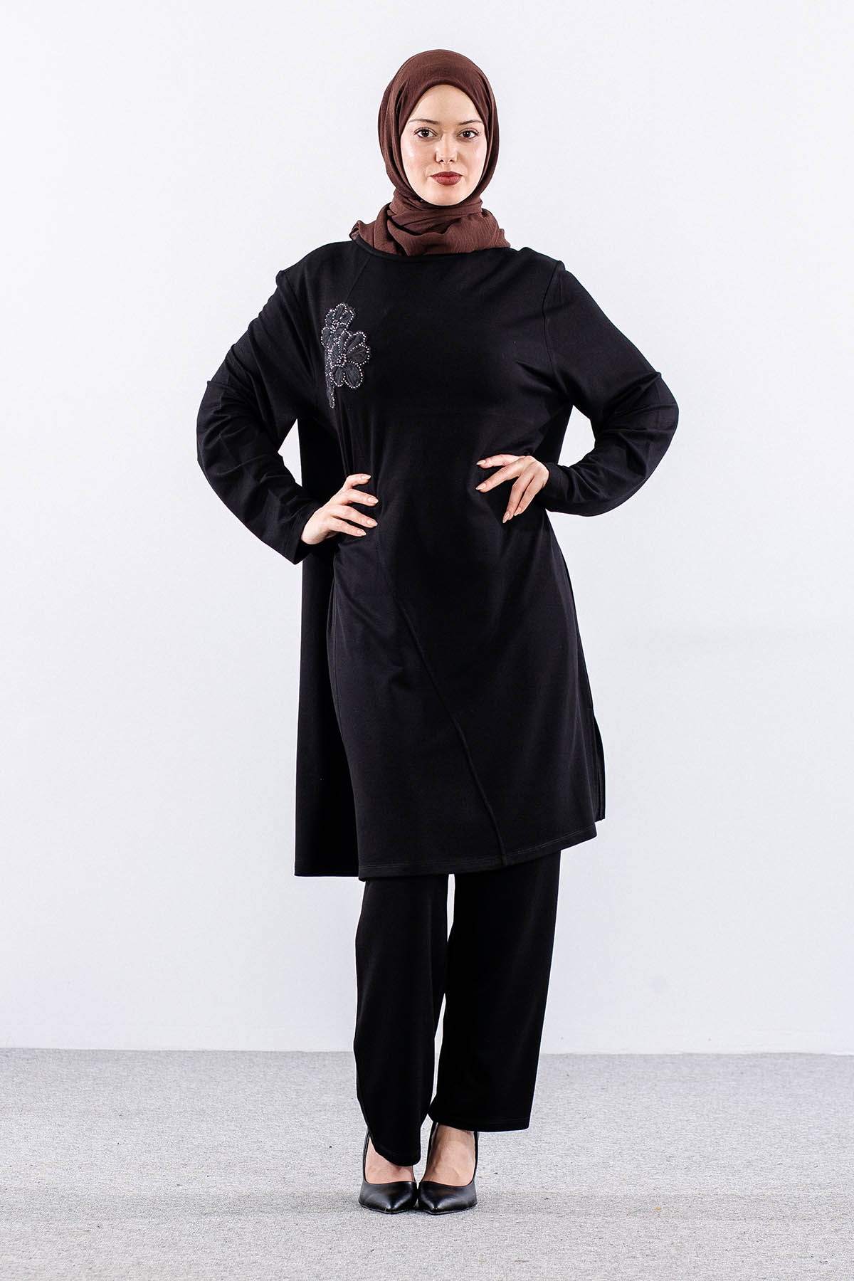 2043 Takim 44-50 - Siyah - 1