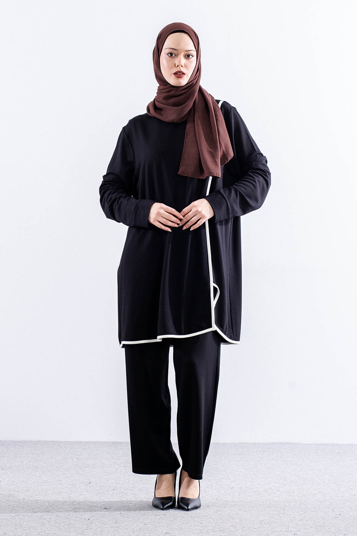 2049 Takim 44-50 Biye Detay - Siyah - 1