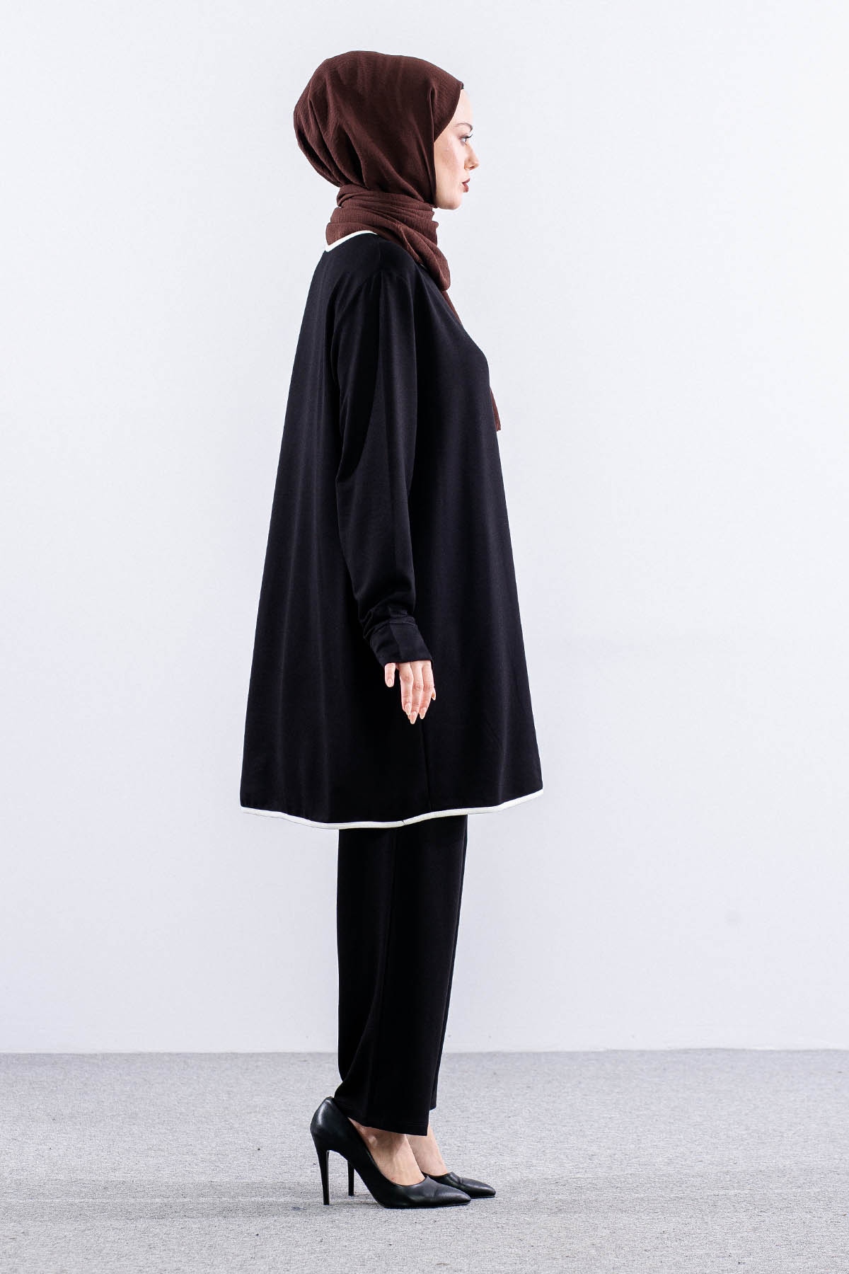 2049 Takim 44-50 Biye Detay - Siyah - 2