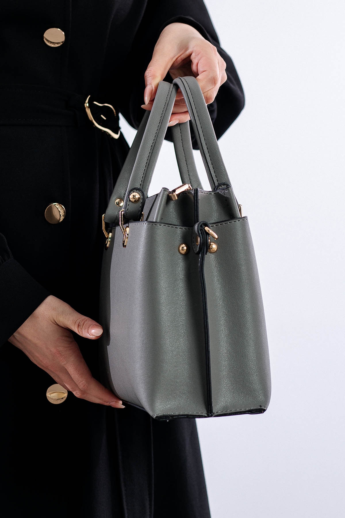 21701 şik Bayan çanta - K_gri - 2