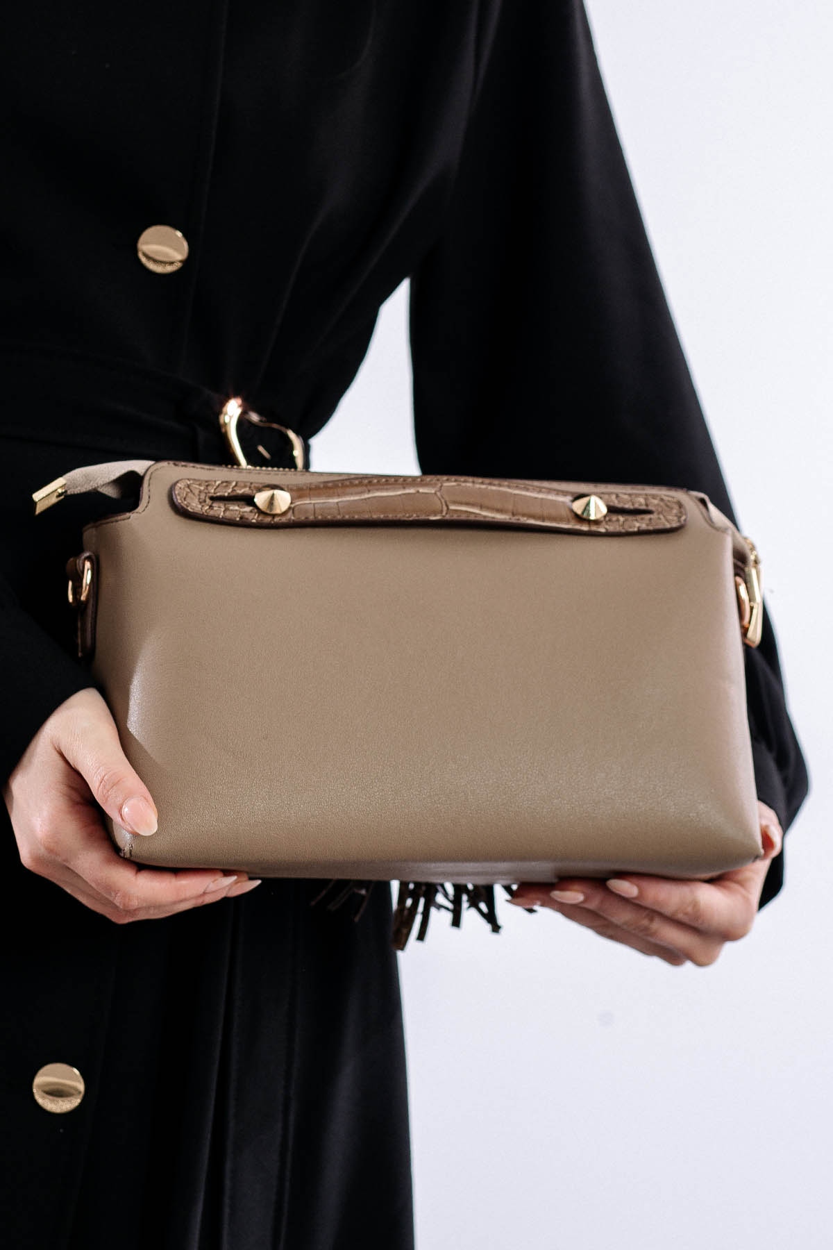 21794 şik Bayan çanta - K_bej - 3