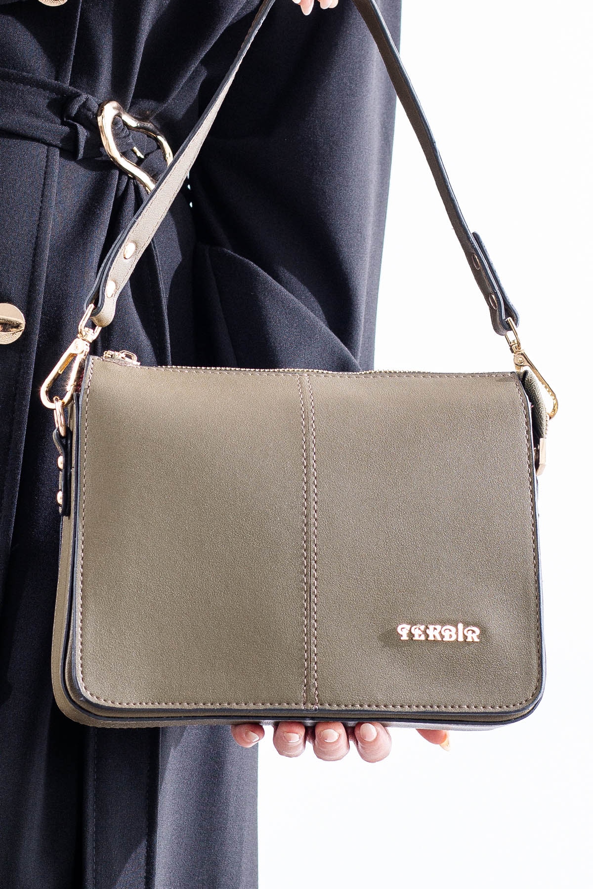 21796 şik Bayan çanta - Yesil - 2