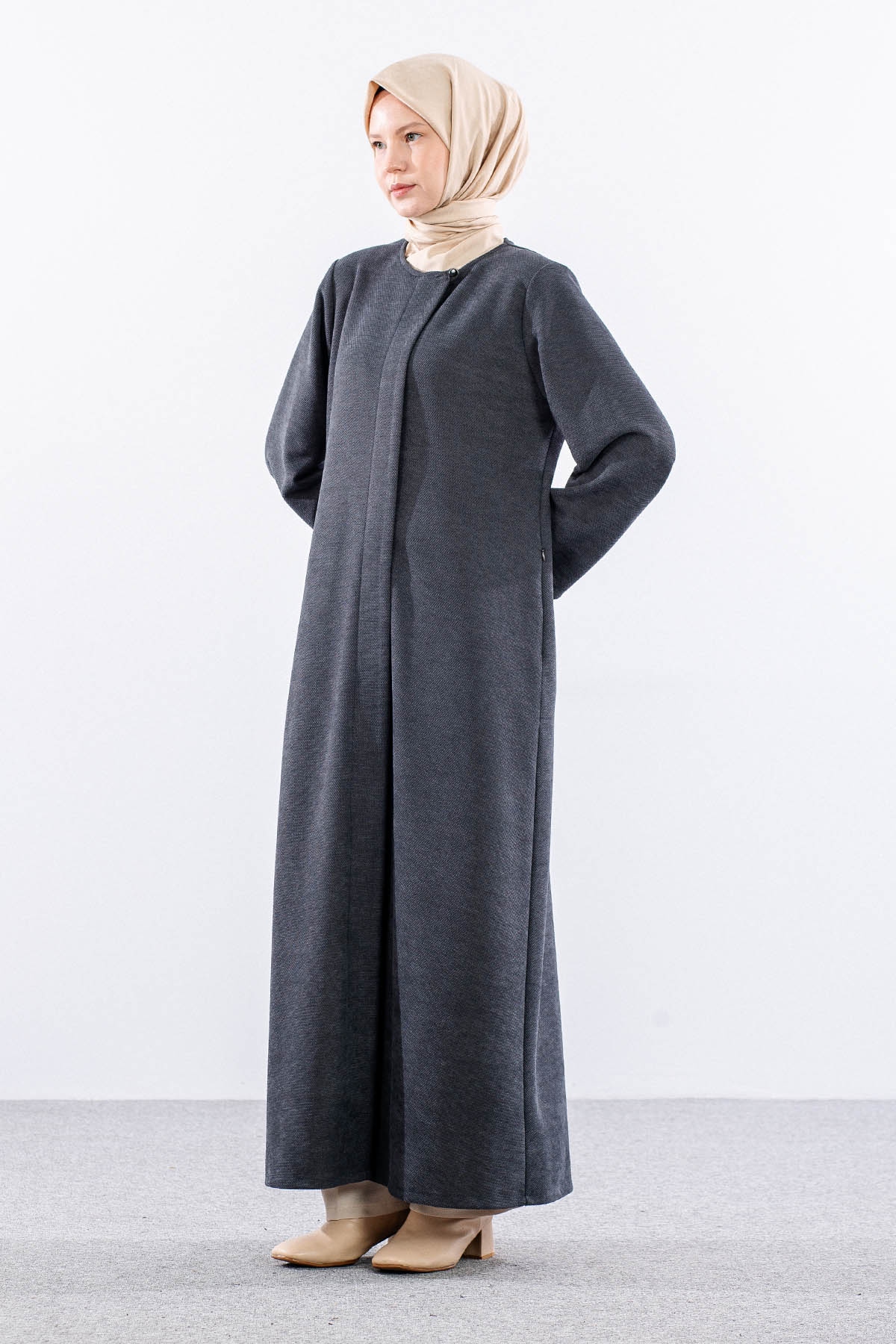 2180 Ferace 44-54 Sonil Kumas - Gri - 3