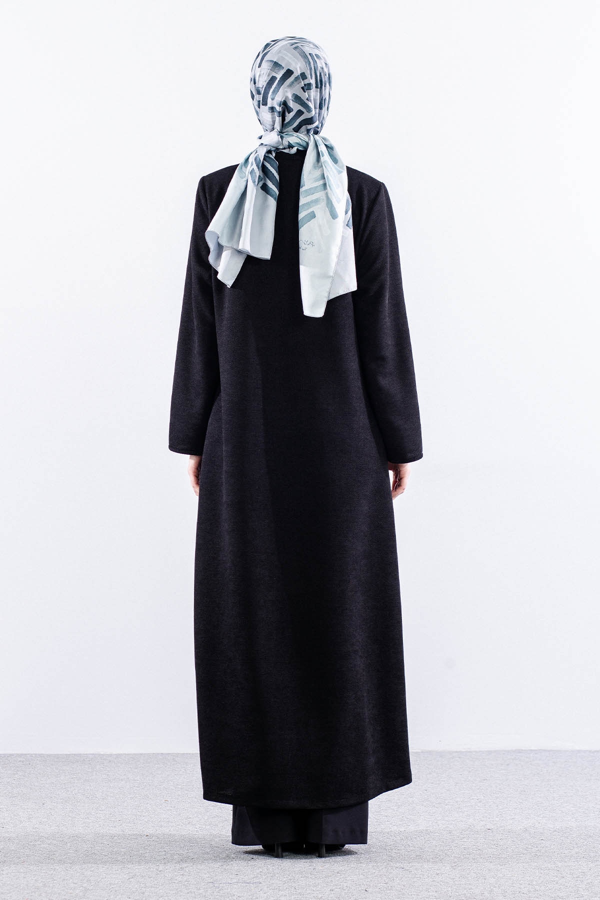 2180 Ferace 44-54 Sonil Kumas - Siyah - 5