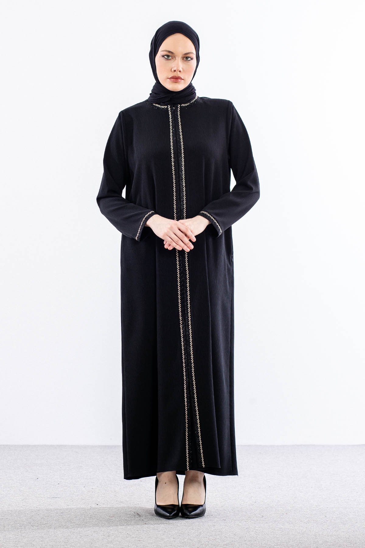 2202 Ferace46-56 Sik Burumcuk - Siyah - 1