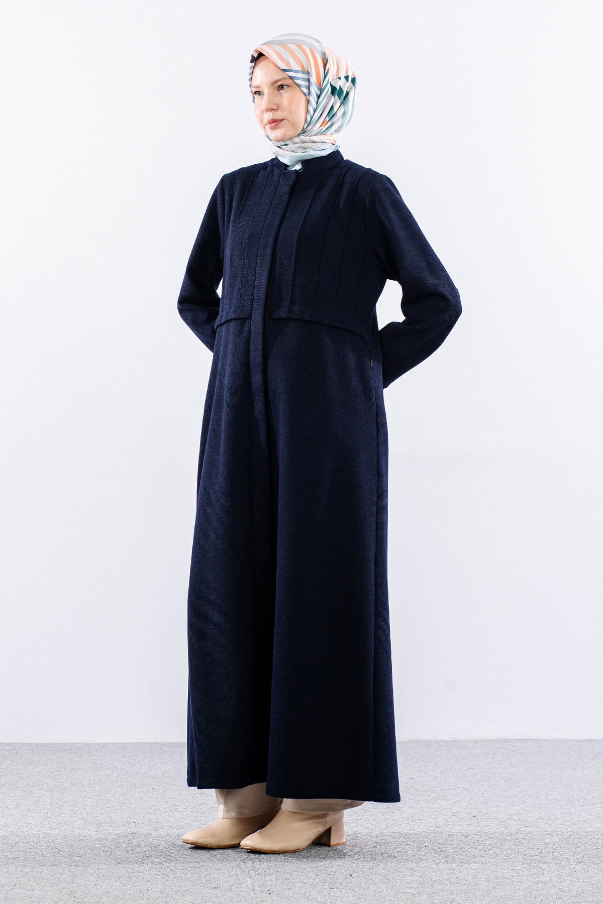 2256 Ferace 42-52 Sonil Kumas - Lacivert - 3