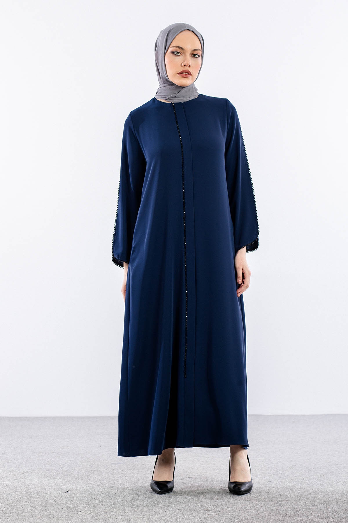 2302 Ferace 42-52 Boncuk Isli - Lacivert - 1