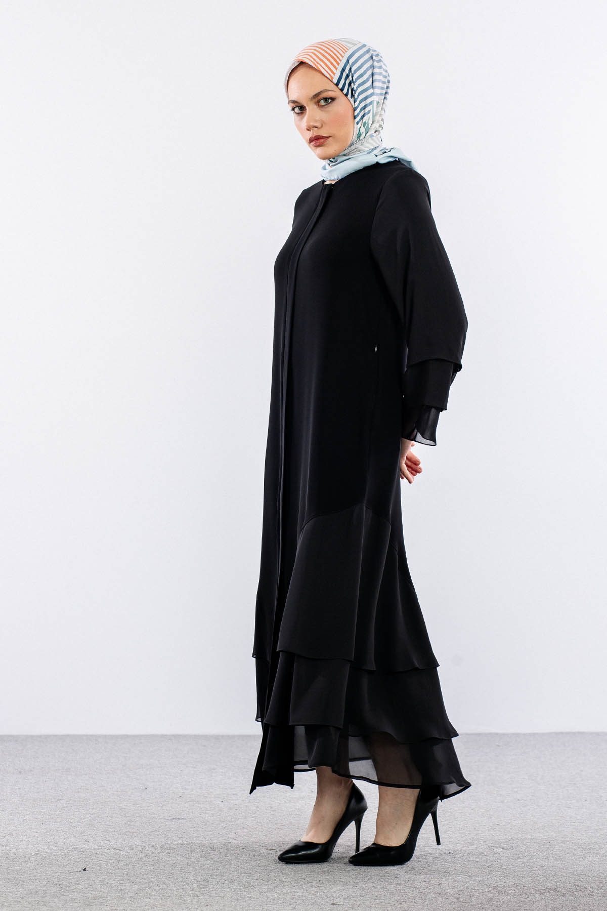 2304 Ferace 42-52 Sifon Katli - Siyah - 3