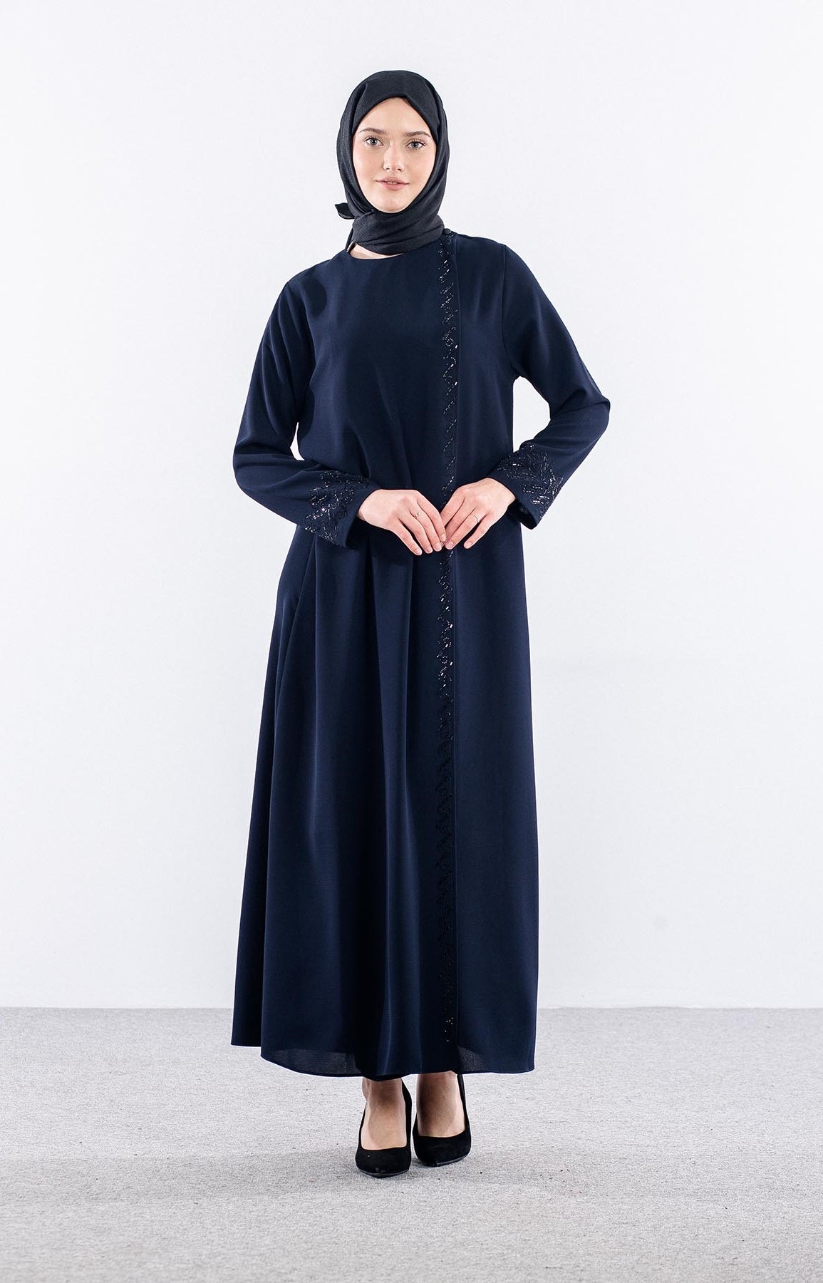 2348 Ferace 42-52 Tas Isli Bagli - Lacivert - 1
