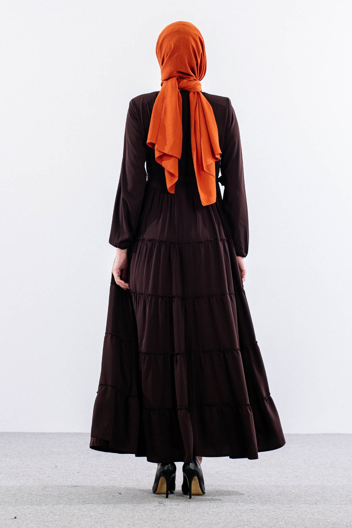 2455 Ferace 38-52 5 Katli - Kahve - 5