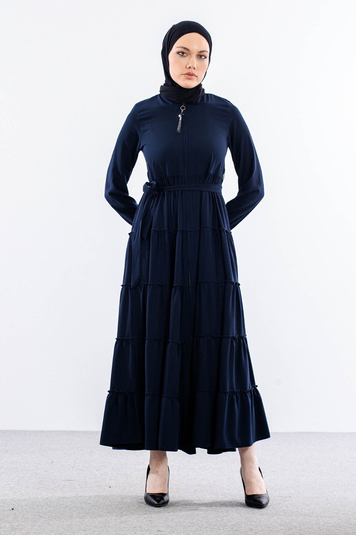 2455 Ferace 38-52 5 Katli - Lacivert - 1