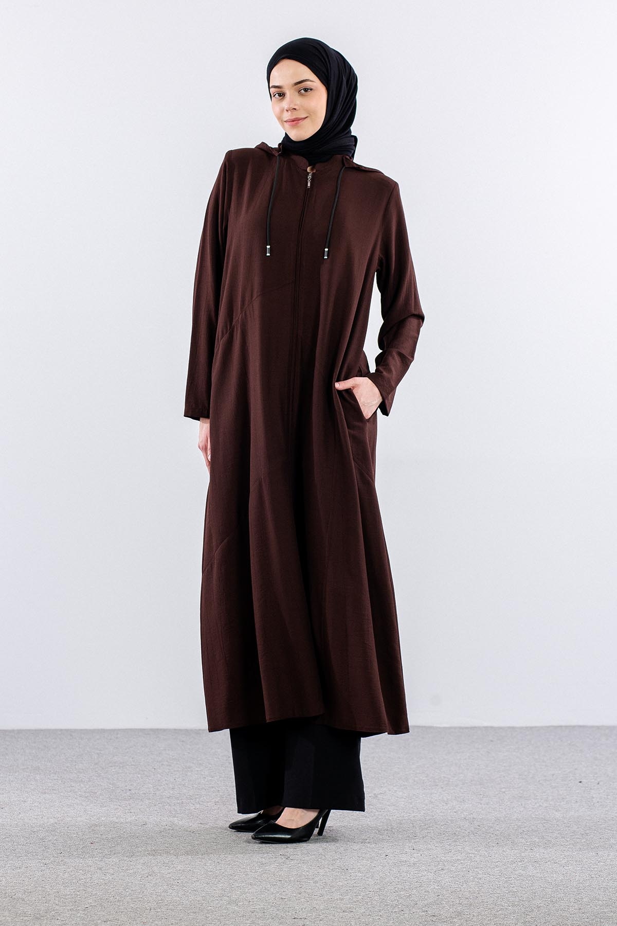 2502 A.boy Kaban 40-50 Kapson Detay - Kahve - 3