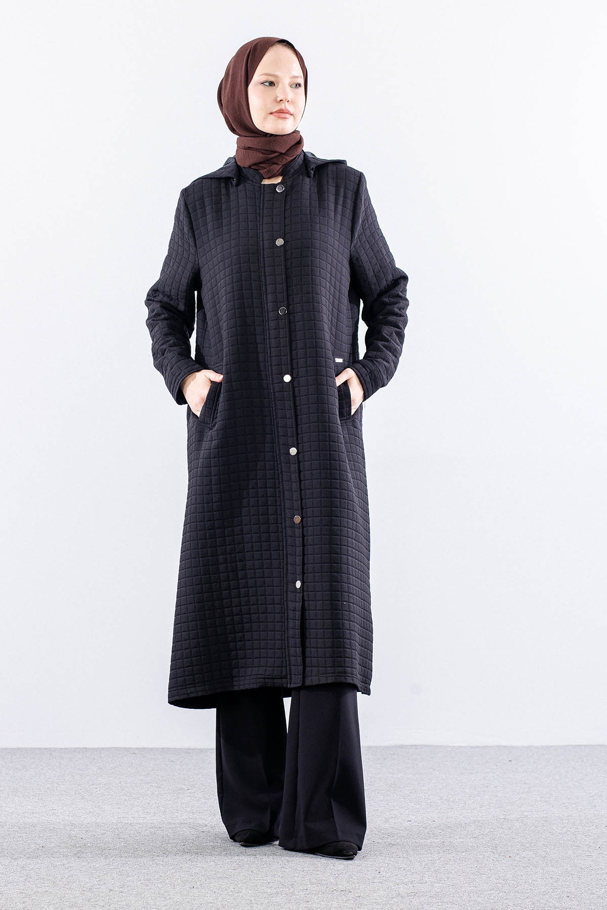 2524 Kapitone Kap 42-52 - Siyah - 1