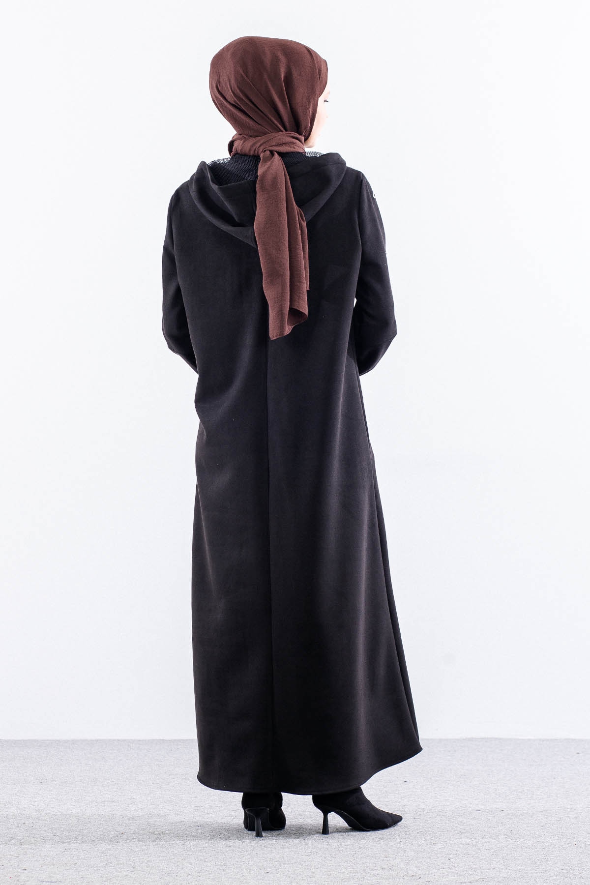2543 Suet Pardesü 42-52 (690 Model) - Siyah - 6
