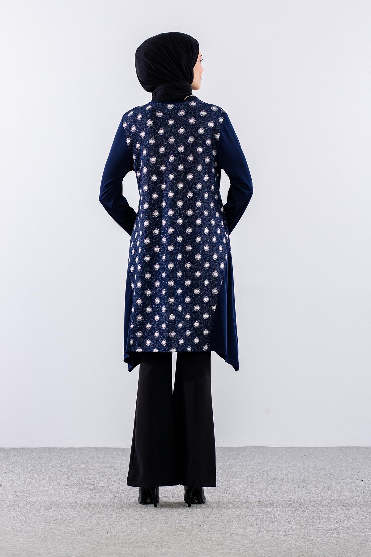 2560 Tuni̇k L-xl-xxl-3xl - Lacivert - 4