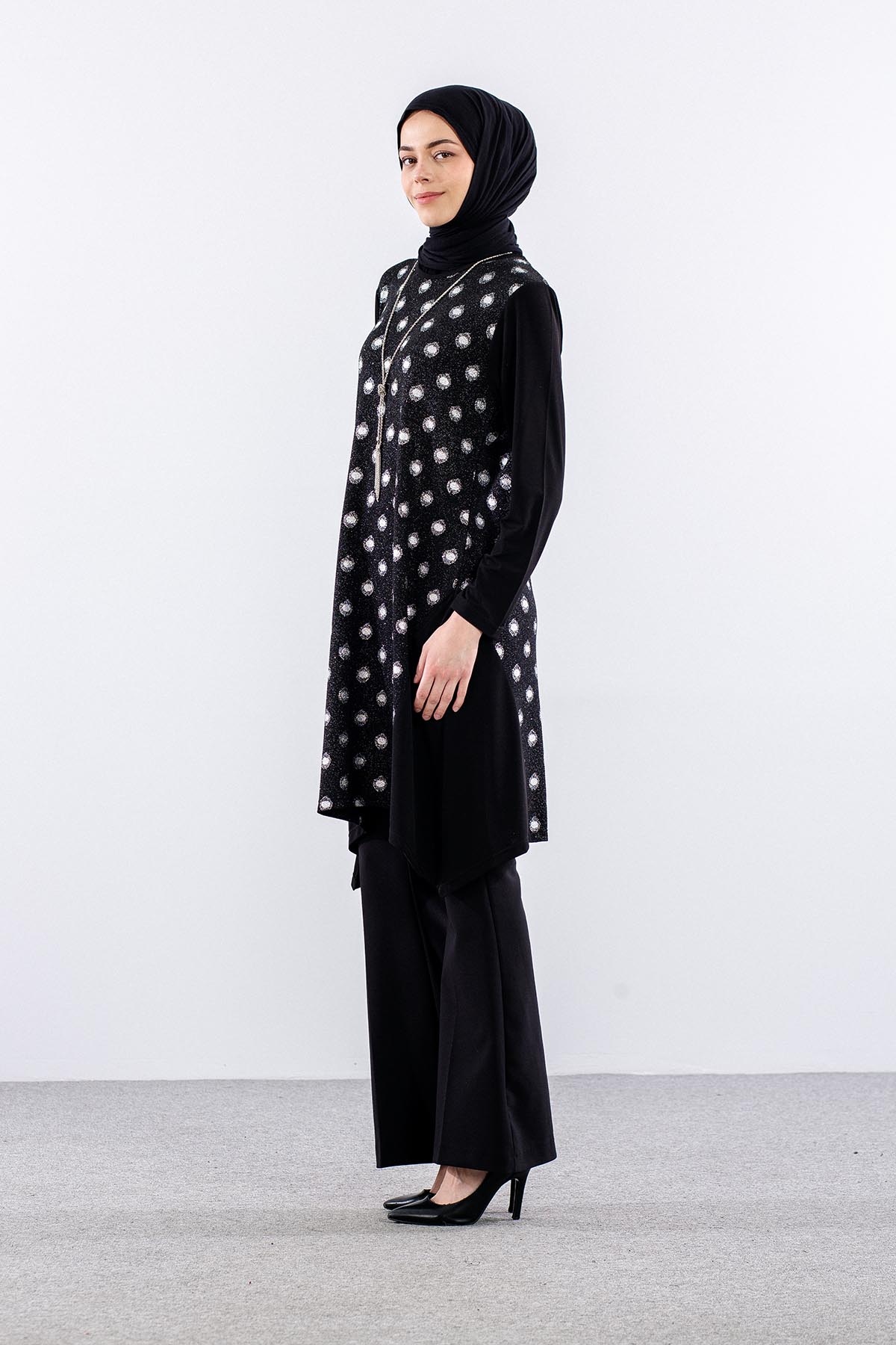 2560 Tuni̇k L-xl-xxl-3xl - Siyah - 3