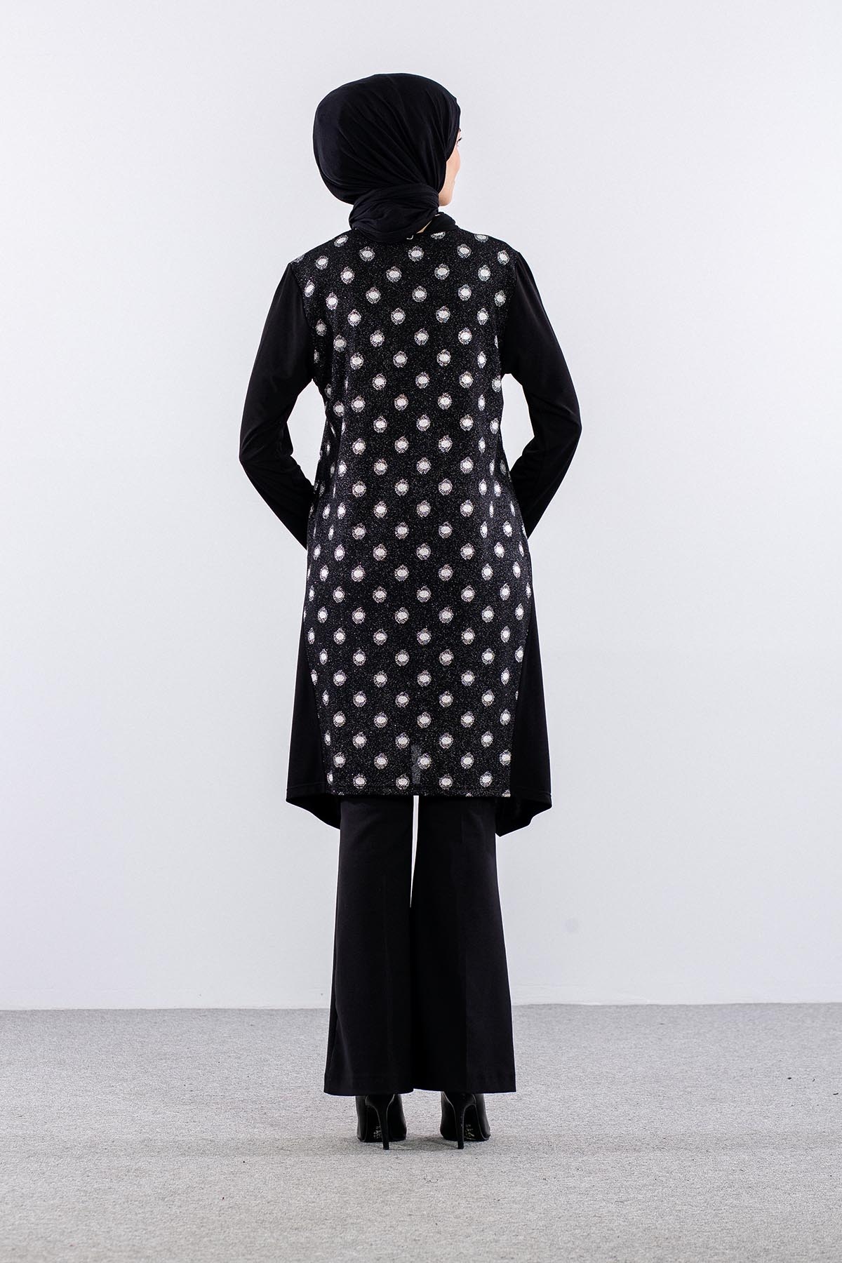 2560 Tuni̇k L-xl-xxl-3xl - Siyah - 5