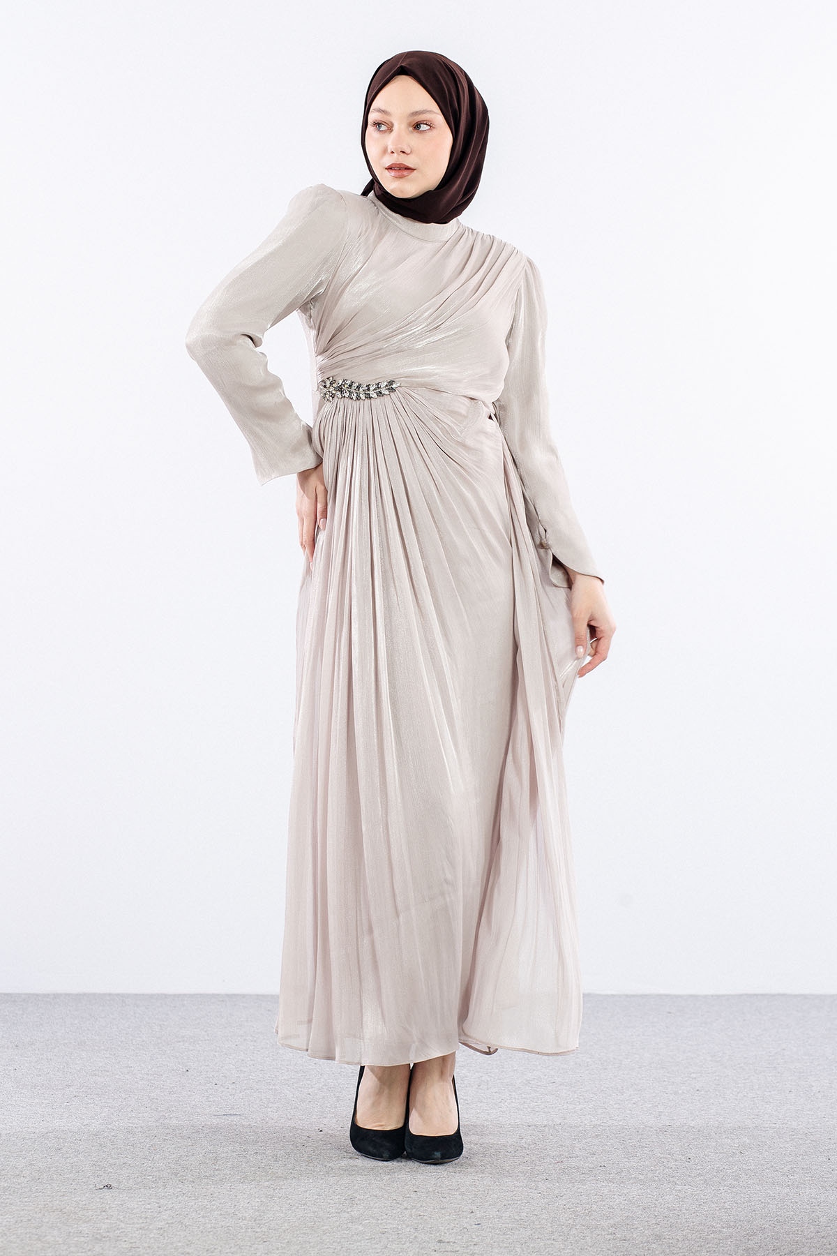 2584 Elbi̇se 40-48 Abi̇ye - Bej - 1