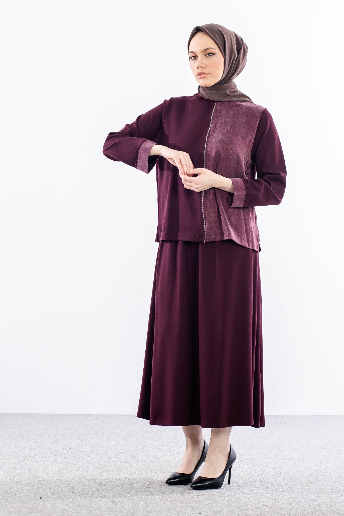 26105 E.takim 44-46 - Bordo - 4