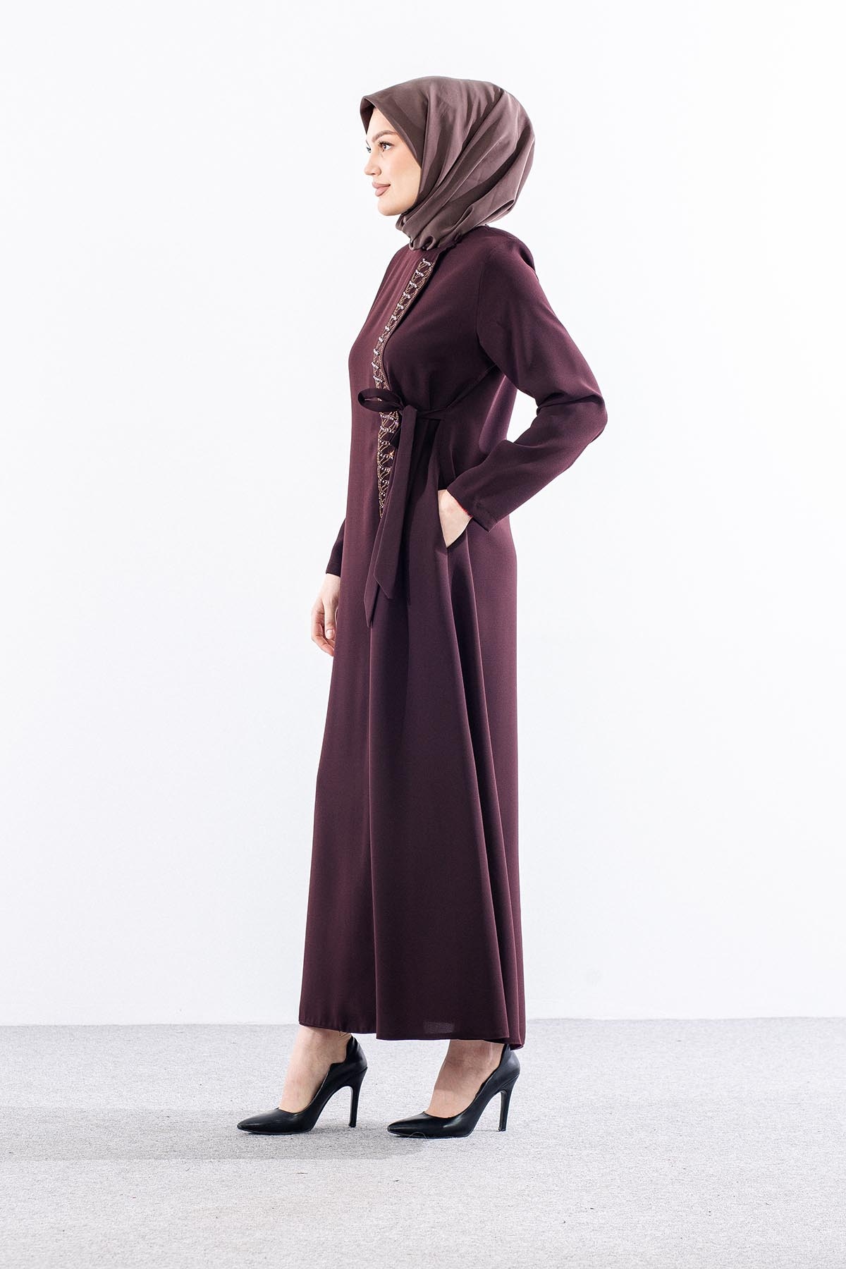 2645 Ferace 42-52 Bagli Tasli - Kahve - 3