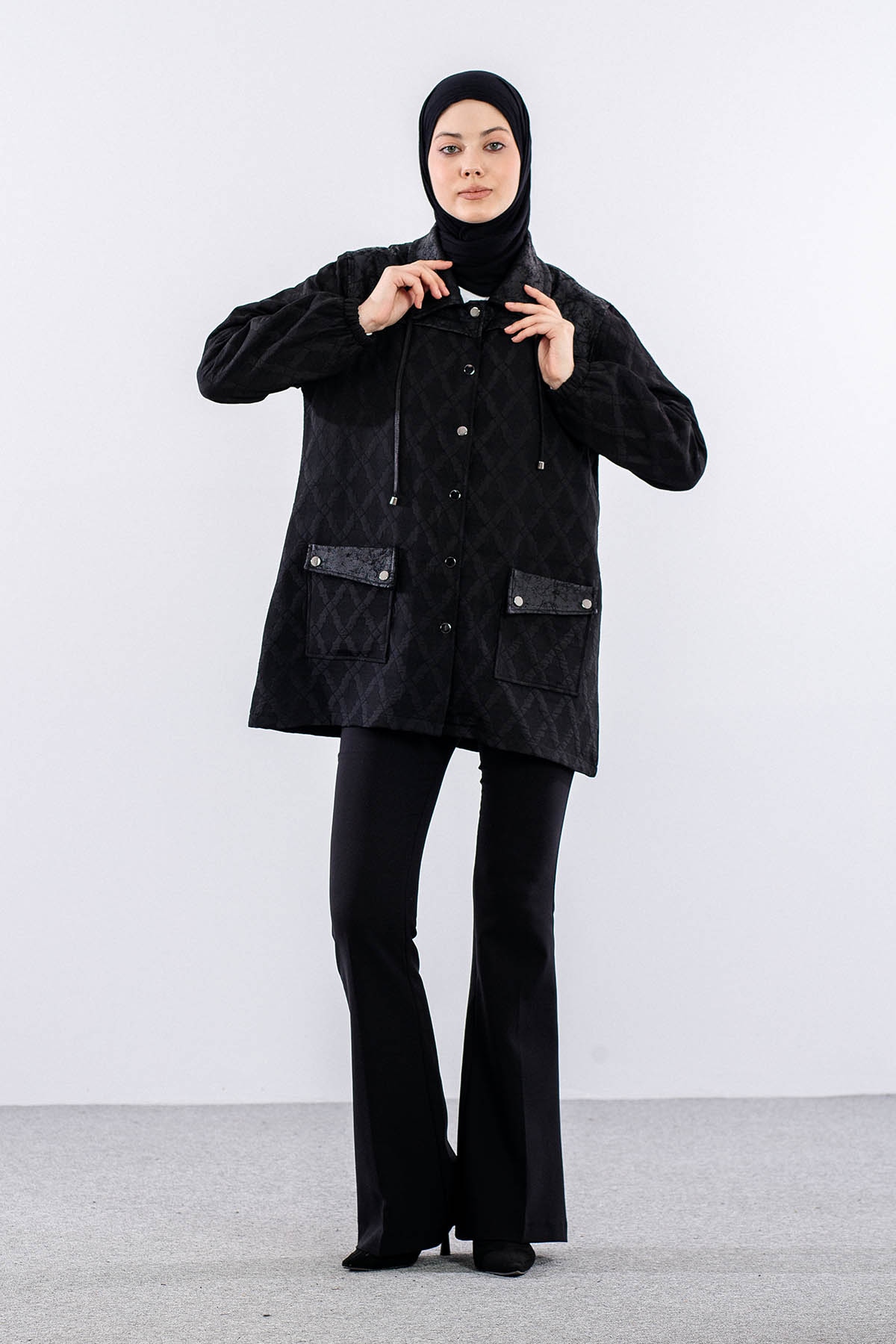 2719 Ceket 1-4 - Siyah - 2