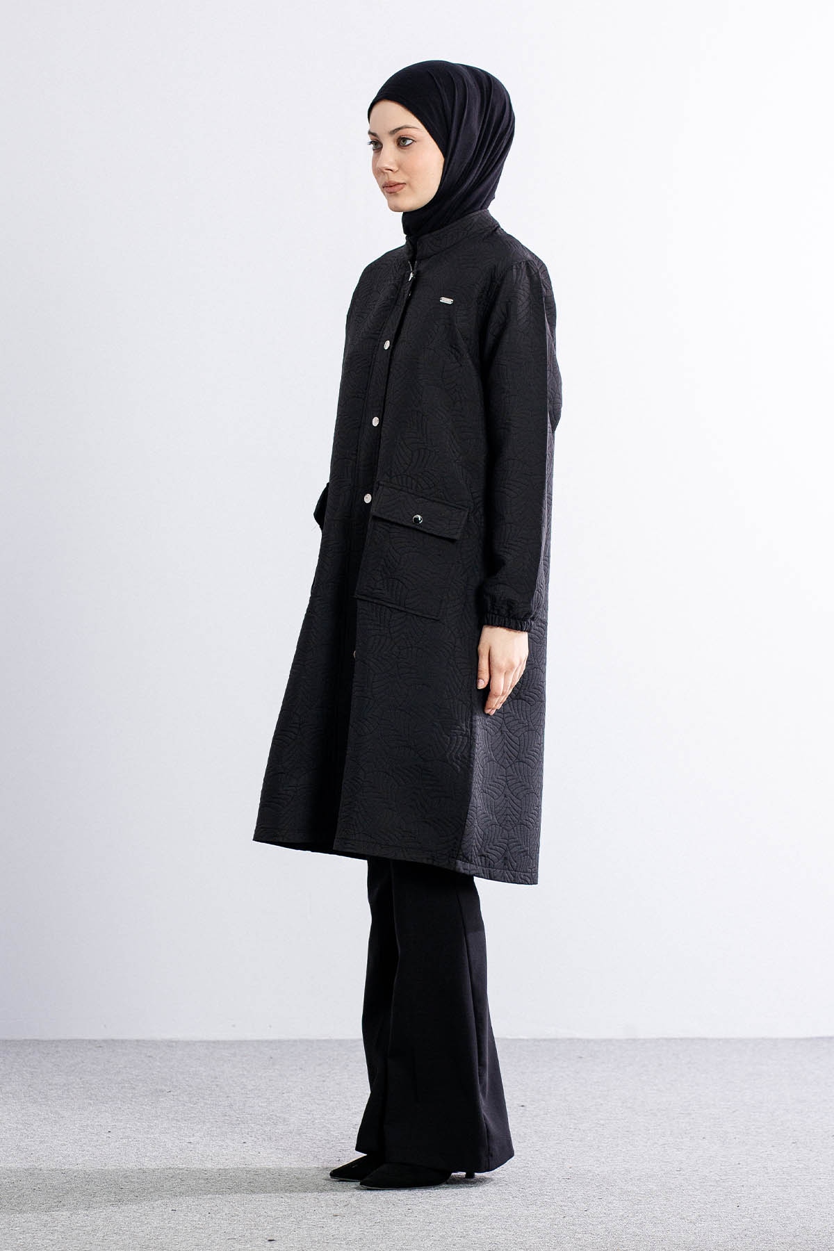 2723 Ceket 1-4 - Siyah - 3