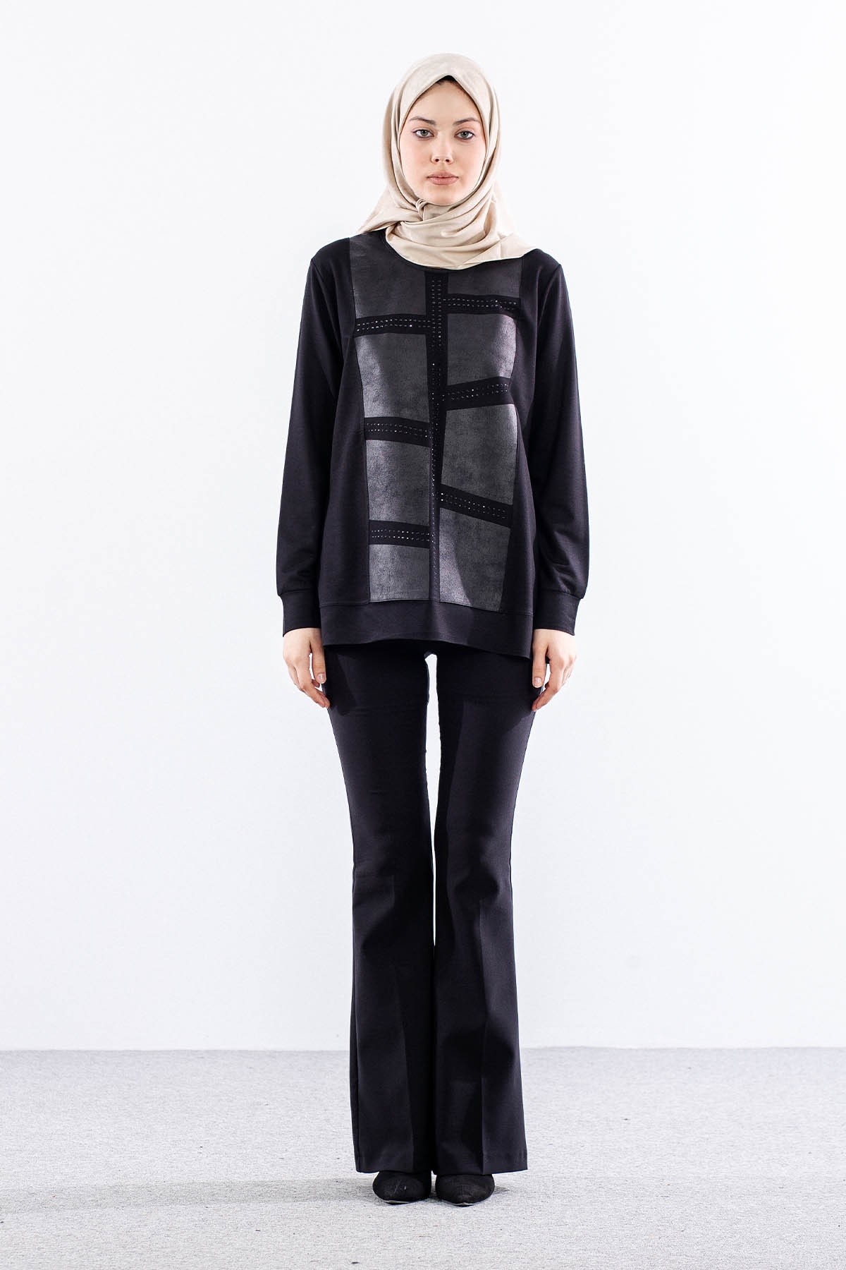 2740 Bluz 42-48 - Siyah - 1