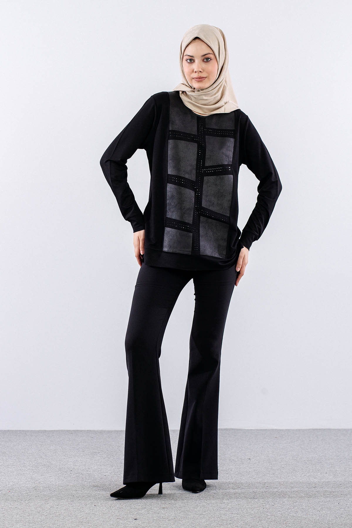 2740 Bluz 42-48 - Siyah - 2