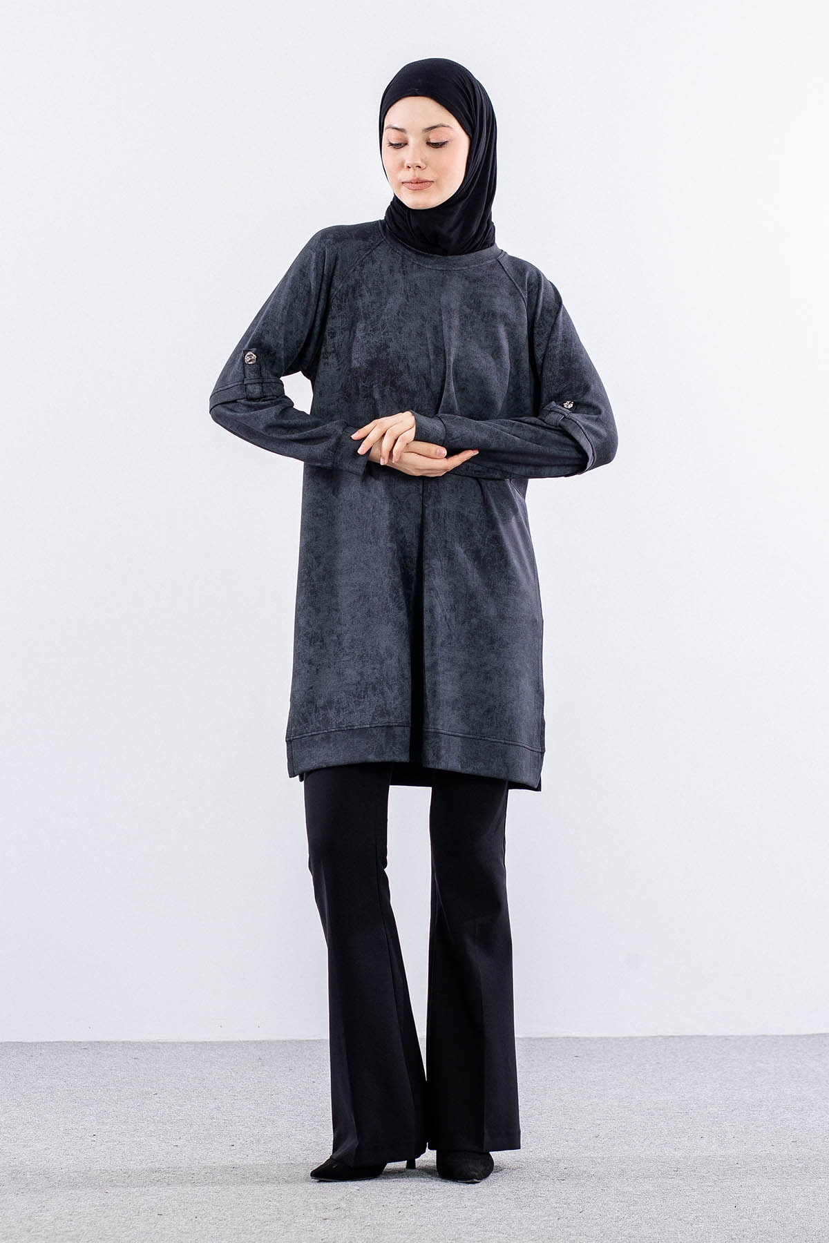 2760 Tuni̇k 44-50 - Siyah - 1