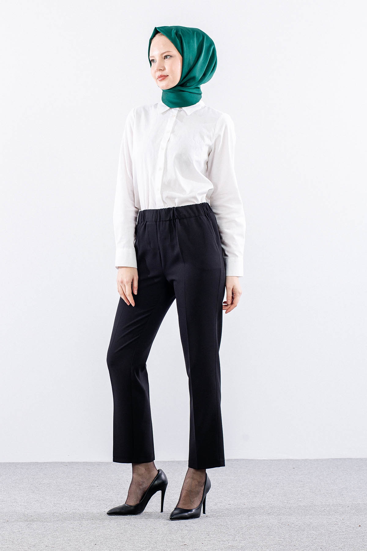 3210 Pantolon 40-50 - Siyah - - 3