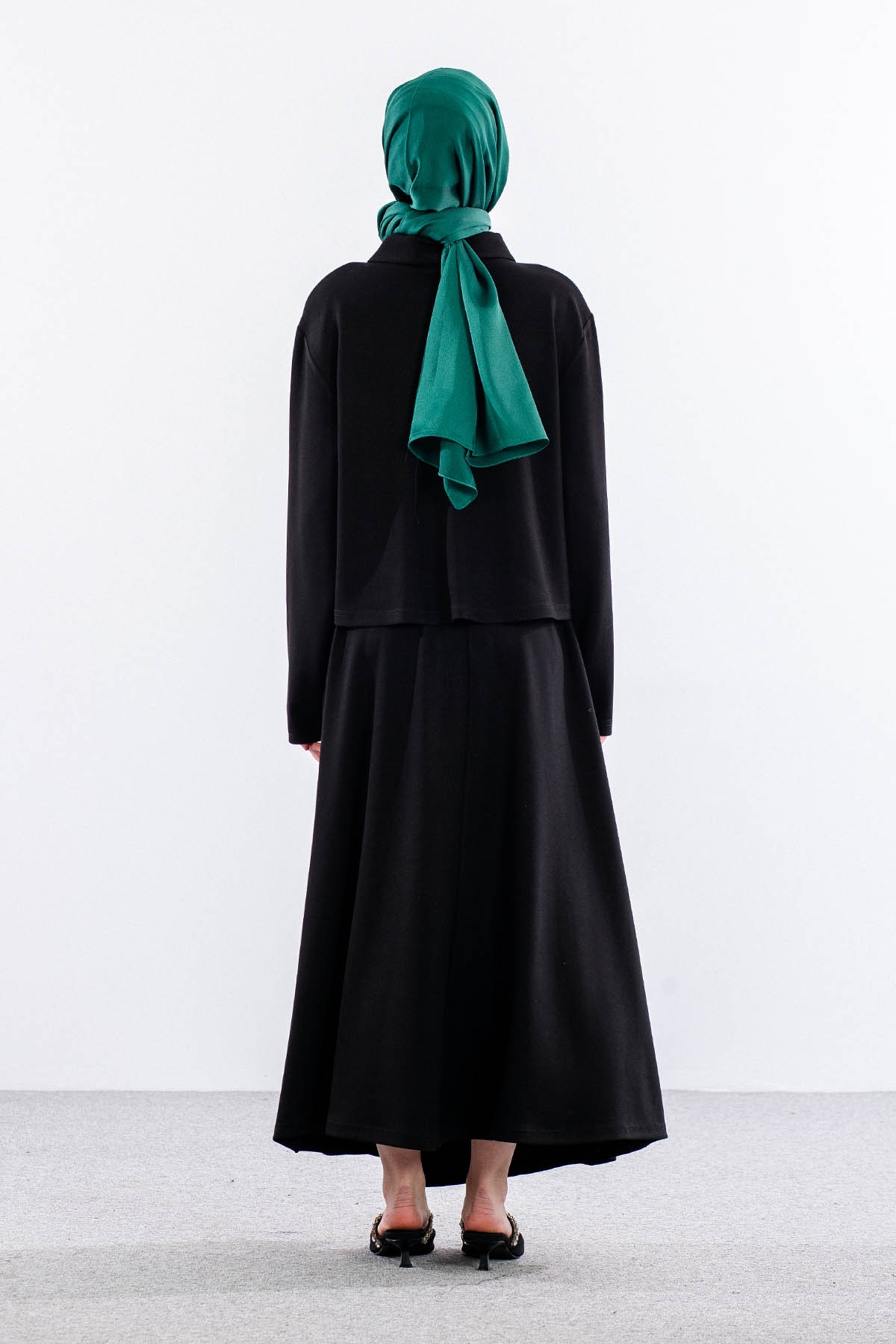 328 E.takim 38-44 Gül Nakis - Siyah - 4