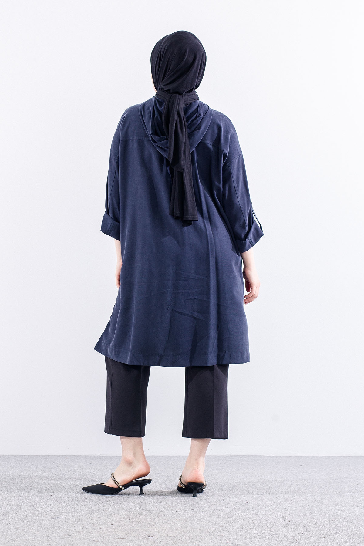 36650 Fermuar Kap Tek - Lacivert - 4