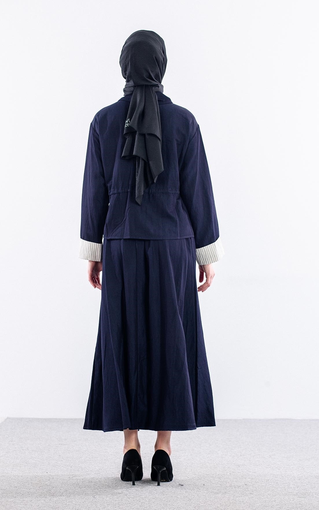 36822 E.takim S-m-l Denim Gorunum - Lacivert - 5