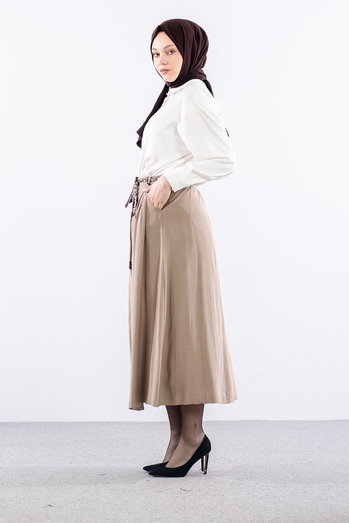 3704 Etek 38-46 - Bej - 2