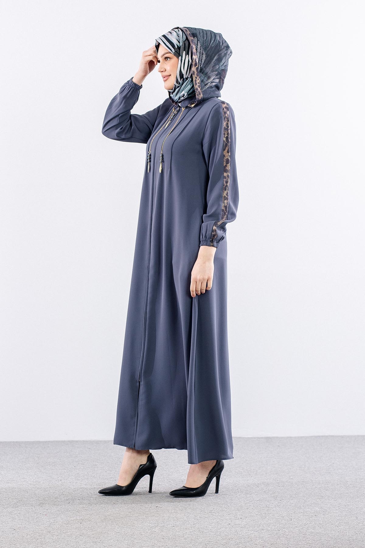 378 Ferace 42-52 Leopar Garni - Gri - 3