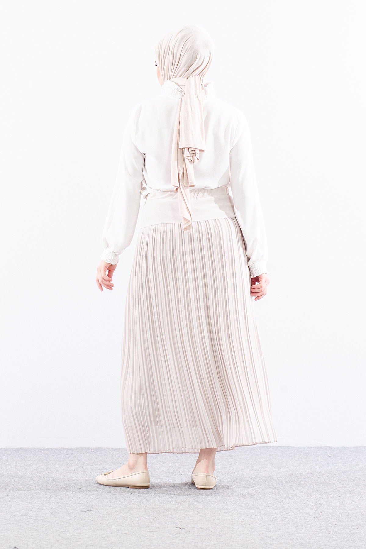 415 Pli̇seli̇ Etek 1-6 - Tas - 4