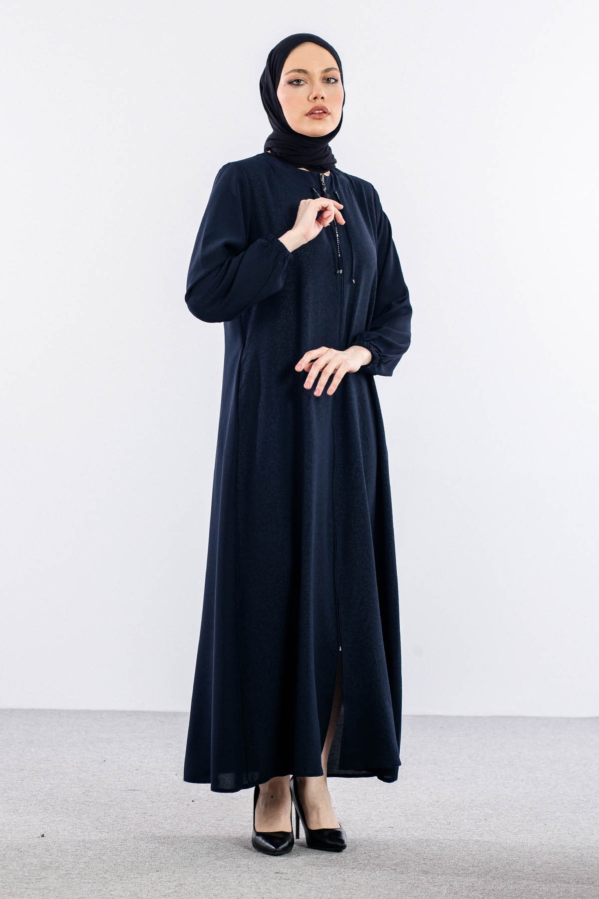 427 Ferace 46-56 Buhara ön Jakar - Lacivert - 1