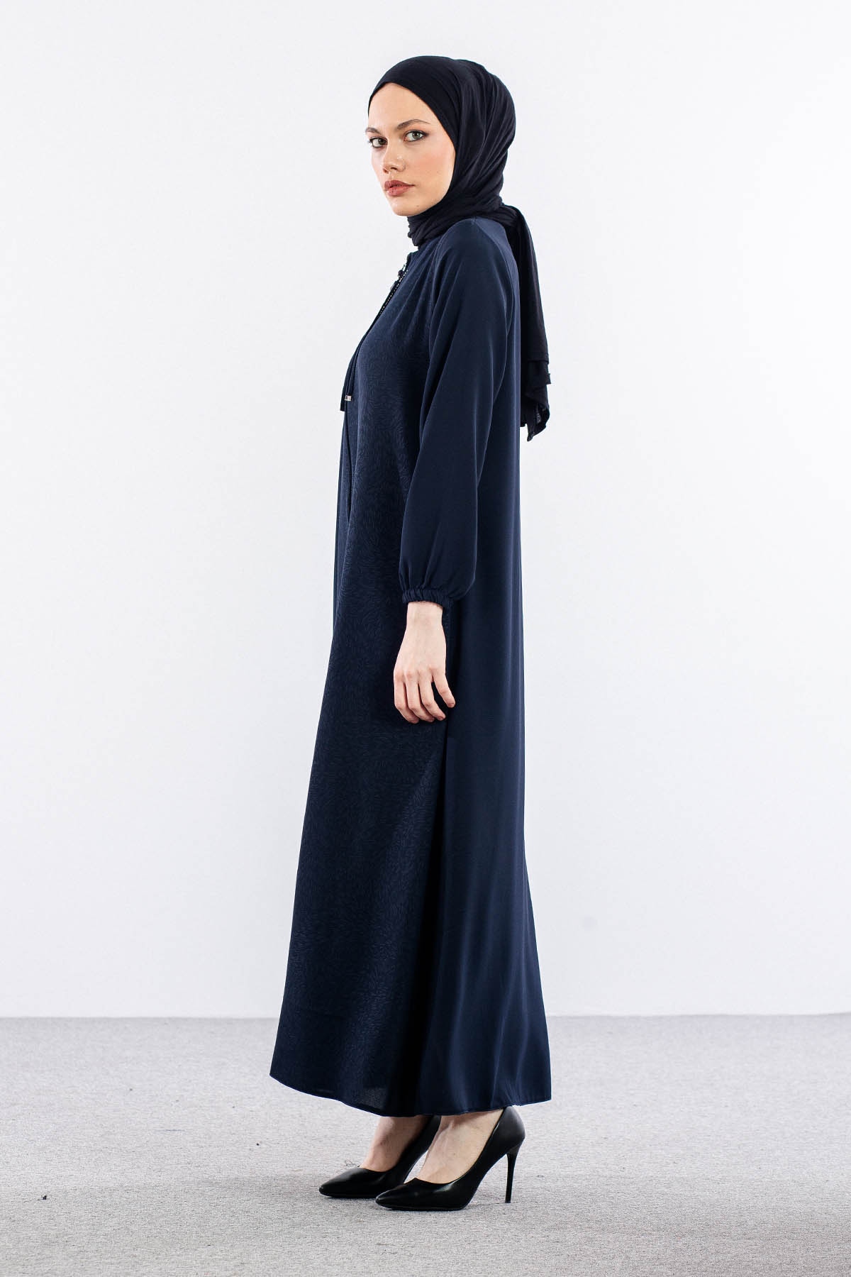 427 Ferace 46-56 Buhara ön Jakar - Lacivert - 3