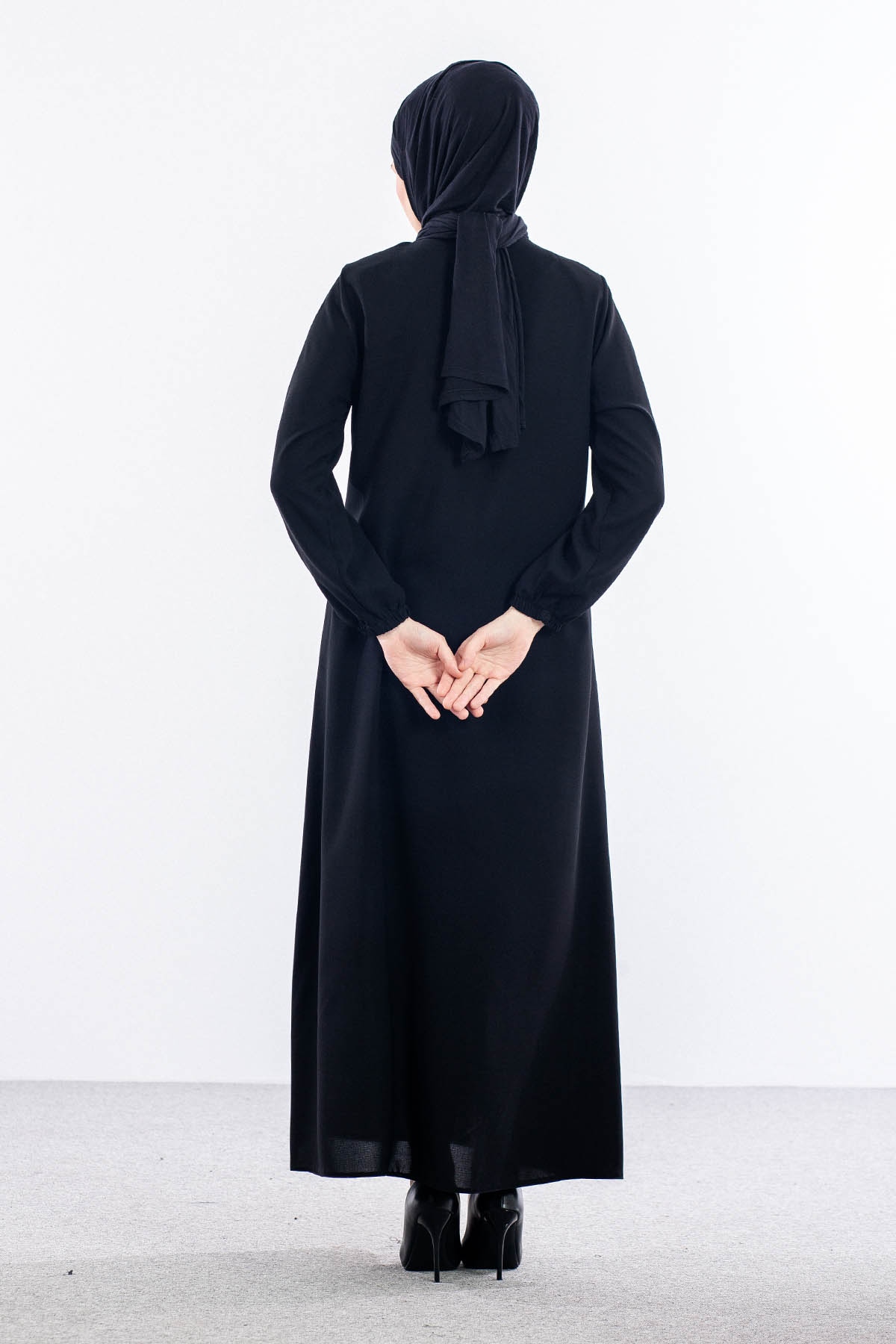 427 Ferace 46-56 Buhara ön Jakar - Siyah - 4