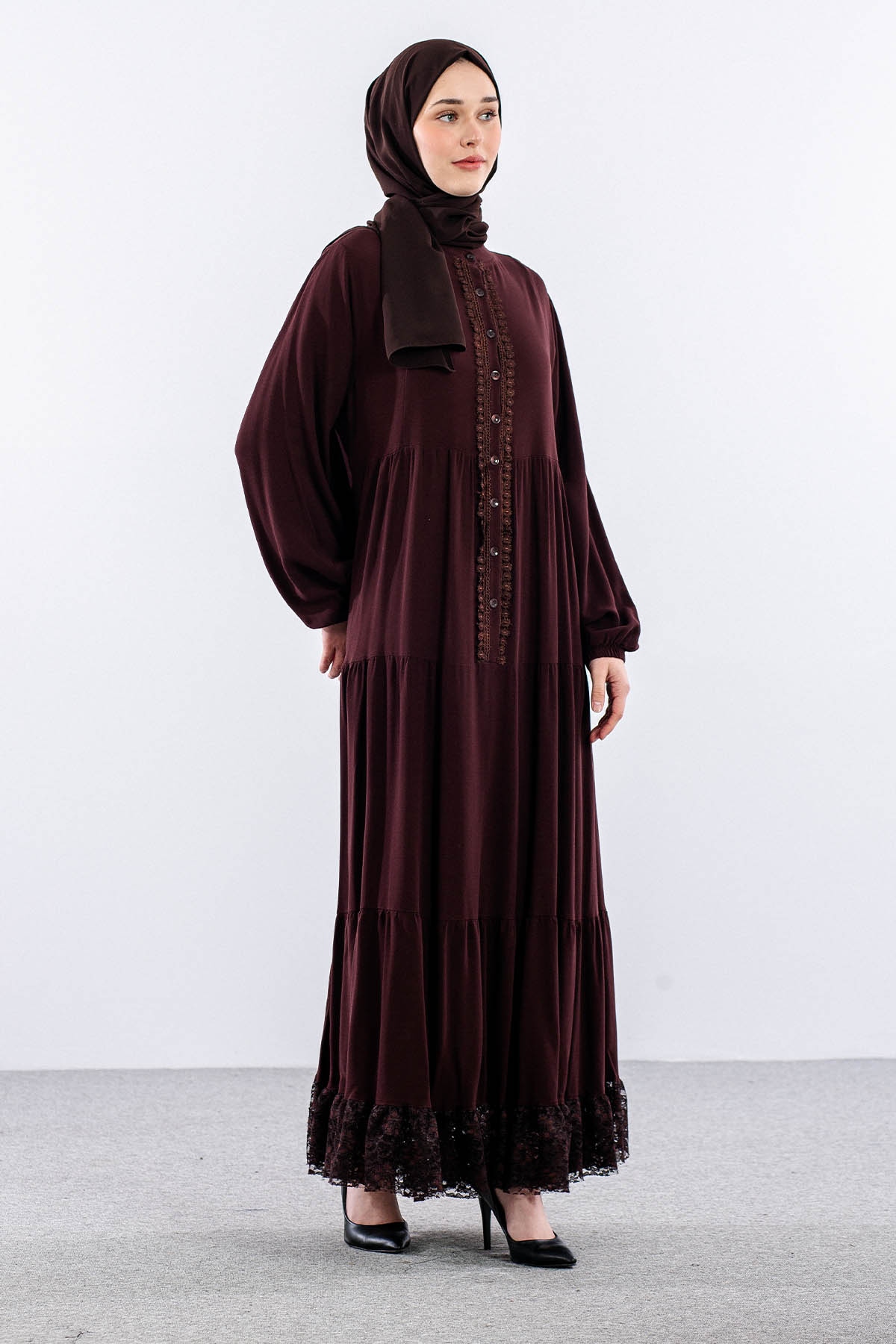 4423 Vi̇skon Elbi̇se 38-40-42 - Kahve - 2